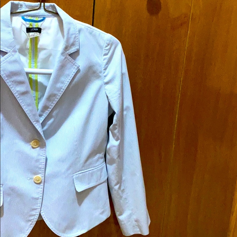JCrew Seersucker Blazer